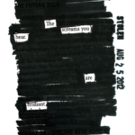 Brilliant - newspaper blackout poem by Jodi Hersh
