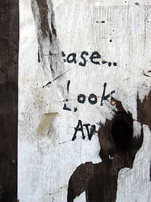 Please Look Away - abstract photo by Jodi Hersh (King Street, Charleston SC)