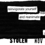 Reinvigorate - blackout poem by Jodi Hersh