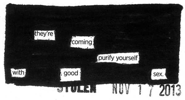 Purify Yourself - blackout poem