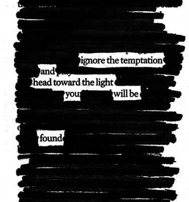 I Rock - blackout poem