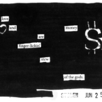 Love and Money - blackout poem