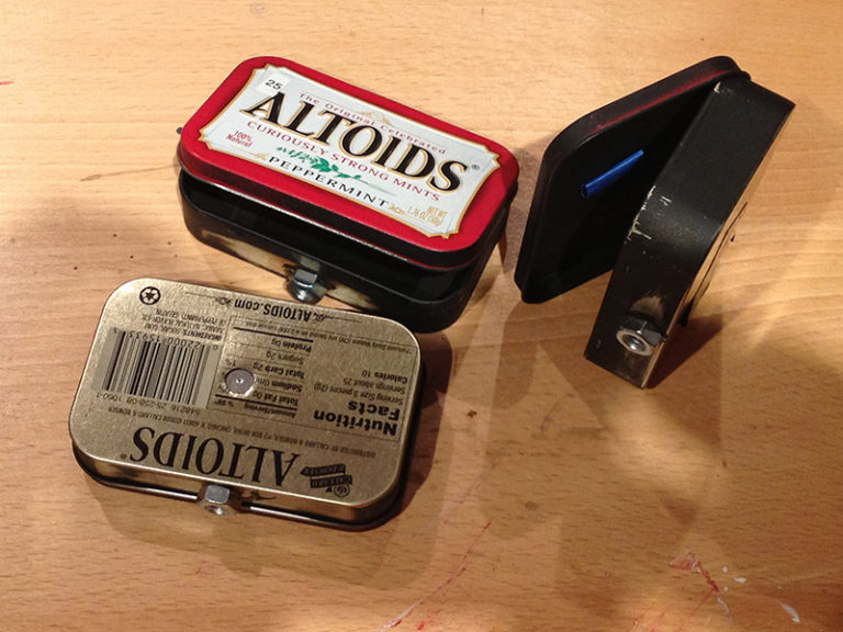 Pinhole cameras made from Altoids tins