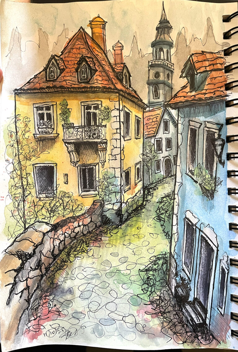 Jodi Hersh urbansketch 2025-11-10